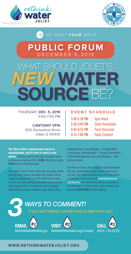 Joliet Alternative Water Source Forum