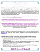 Home Energy Assistance Program (Spanish)
