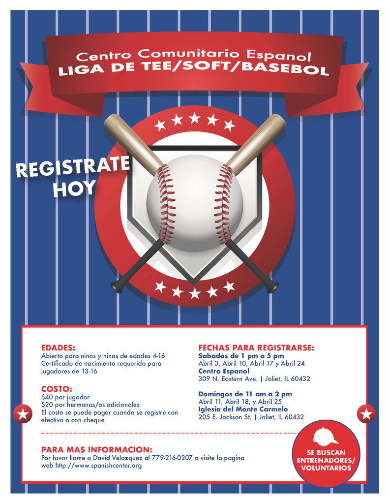 Baseball/Softball Registration